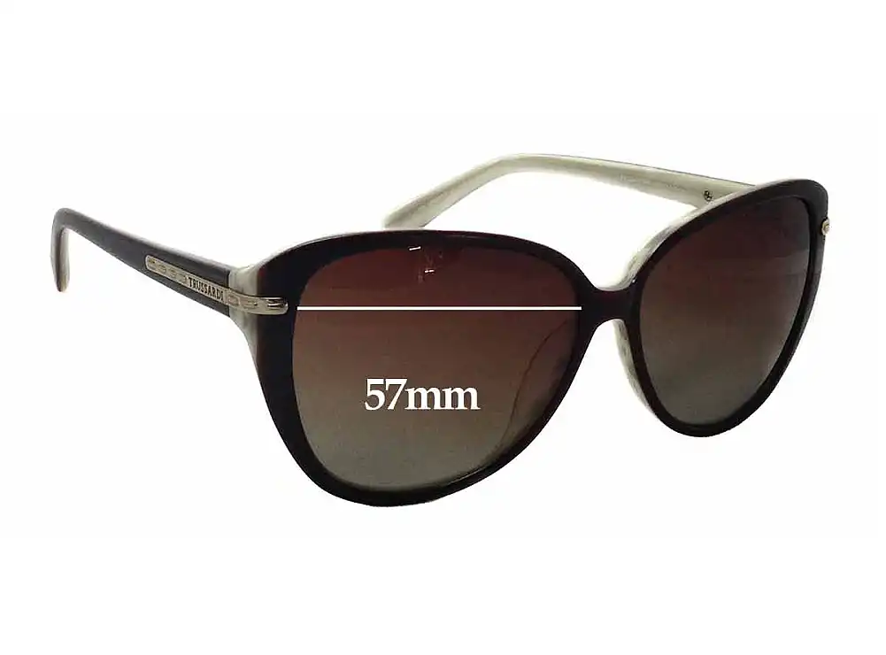 Sunglass Fix Ersatzgläser für Trussardi TR12847 - 57mm Wide Sunglass Fix Ersatzgläser für Trussardi TR12847 - 57mm Wide