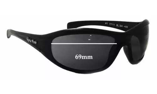 Sunglass Fix Ersatzgläser für Ugly Fish PT77111 - 69mm Wide Sunglass Fix Ersatzgläser für Ugly Fish PT77111 - 69mm Wide