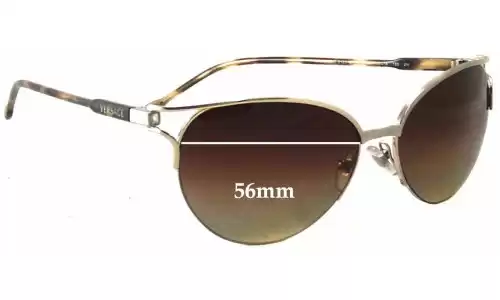 Sunglass Fix Ersatzgläser für Versace MOD 2123-B - 56mm Wide Sunglass Fix Ersatzgläser für Versace MOD 2123-B - 56mm Wide