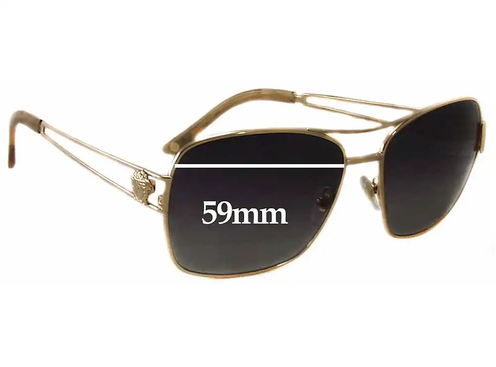 Sunglass Fix Ersatzgläser für Versace MOD 2138 - 59mm Wide Sunglass Fix Ersatzgläser für Versace MOD 2138 - 59mm Wide