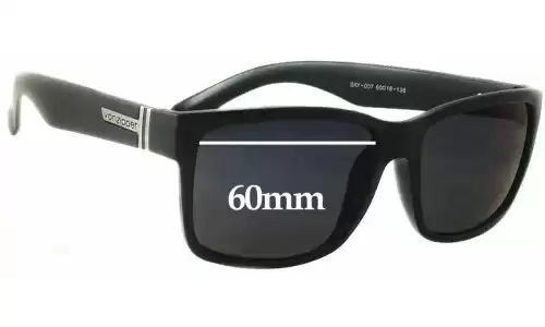 Sunglass Fix Ersatzgläser für Von Zipper Sky - 60mm Wide Sunglass Fix Ersatzgläser für Von Zipper Sky - 60mm Wide
