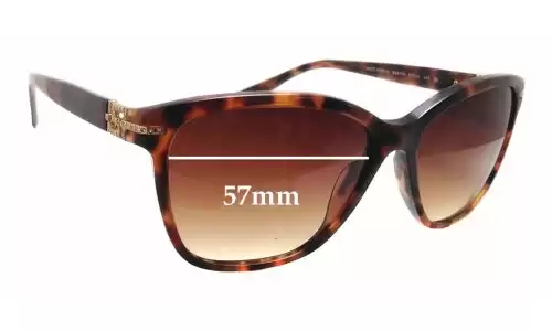 Sunglass Fix Ersatzgläser für Versace MOD 4290 - 57mm Wide Versace MOD 4290 Ersatzlinsen 57mm wide
