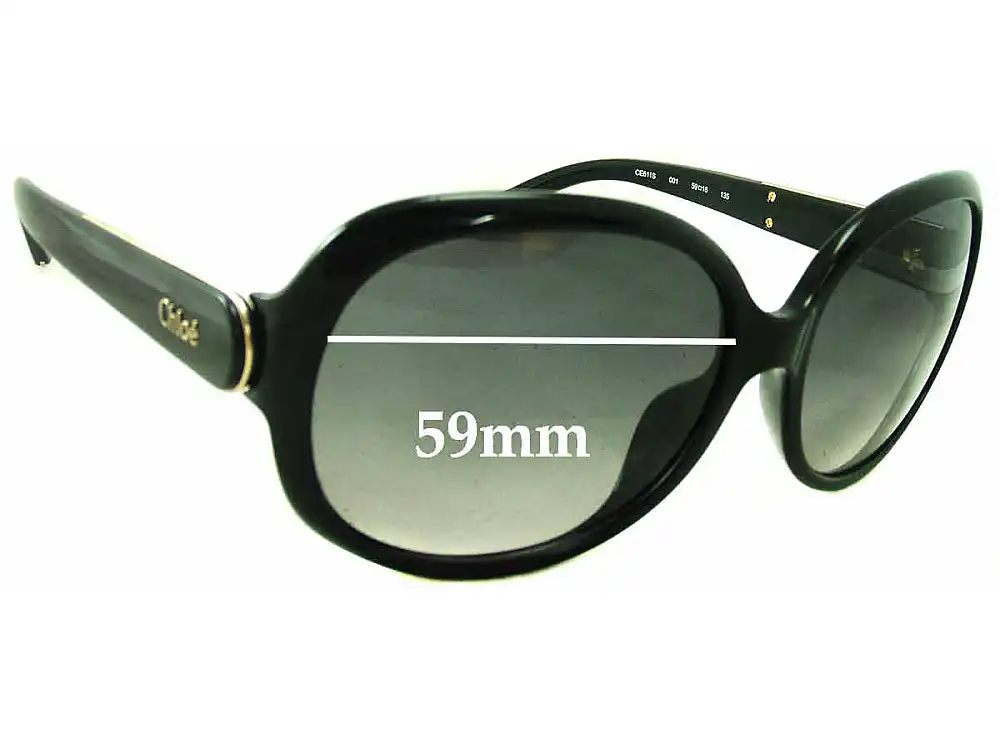 Sunglass Fix Ersatzgläser für Chloe CE 611S - 59mm Wide Sunglass Fix Ersatzgläser für Chloe CE 611S - 59mm Wide