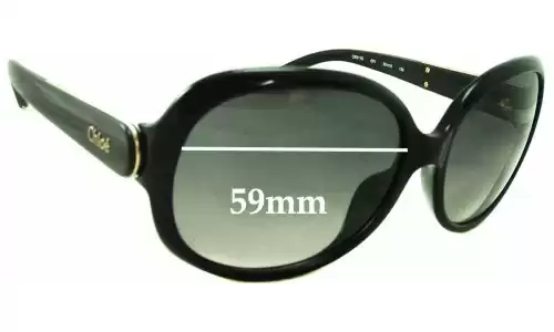 Sunglass Fix Ersatzgläser für Chloe CE 611S - 59mm Wide Sunglass Fix Ersatzgläser für Chloe CE 611S - 59mm Wide