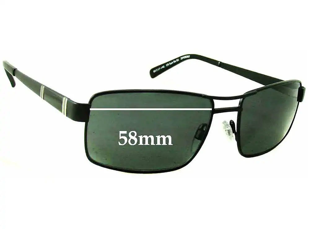 Sunglass Fix Ersatzgläser für Country Road CR Sun Rx 01 - 58mm Wide Sunglass Fix Ersatzgläser für Country Road CR Sun Rx 01 - 58mm Wide