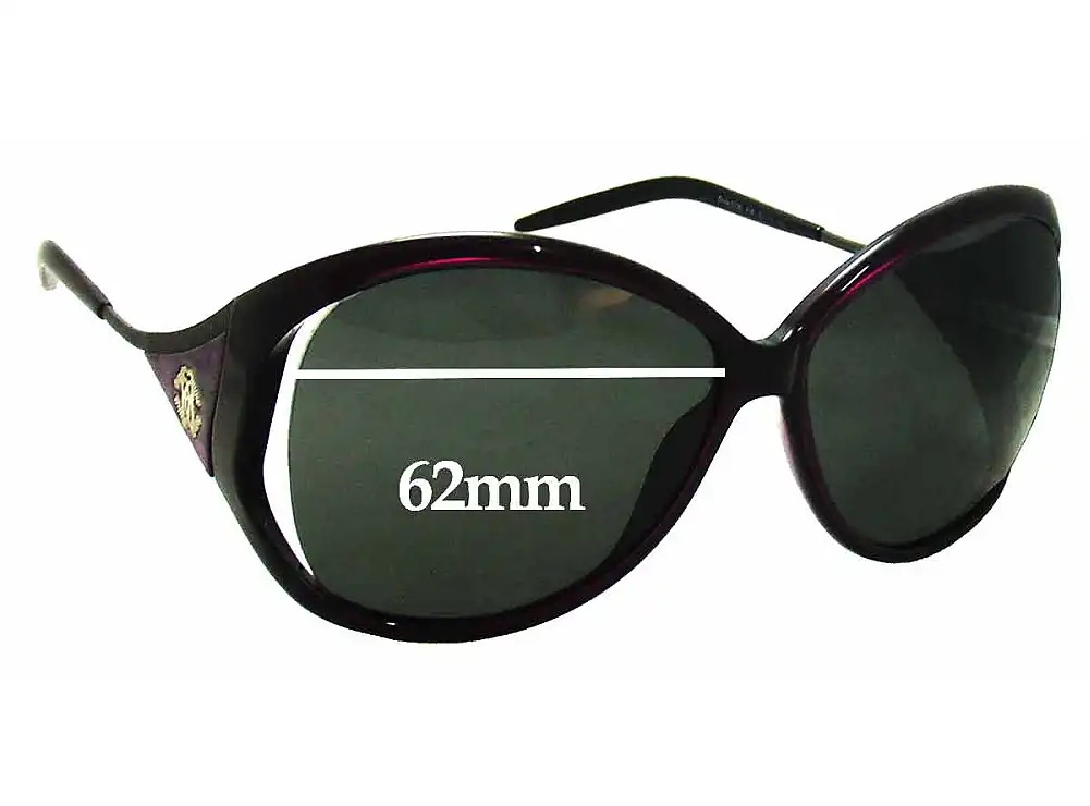 Sunglass Fix Ersatzgläser für Roberto Cavalli Cliviac 573S - 62mm Wide Sunglass Fix Ersatzgläser für Roberto Cavalli Cliviac 573S - 62mm Wide
