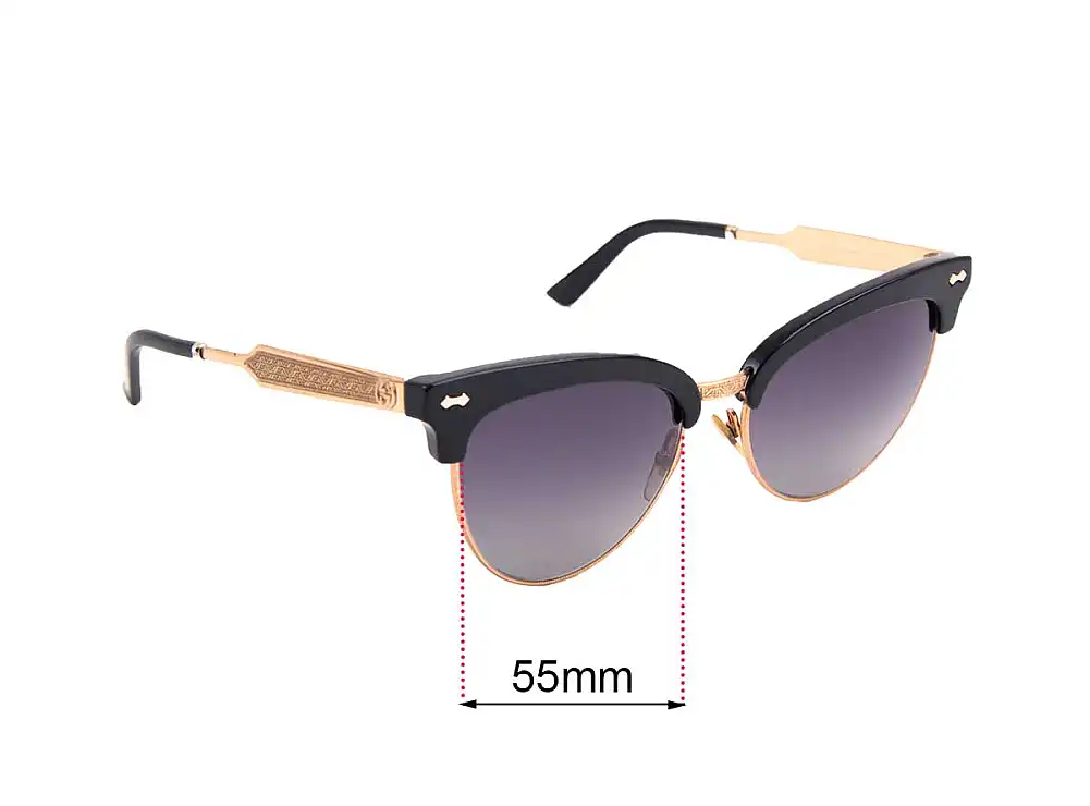 Sunglass Fix Ersatzgläser für Gucci GG4283/S - 55mm Wide Sunglass Fix Ersatzgläser für Gucci GG4283/S - 55mm Wide