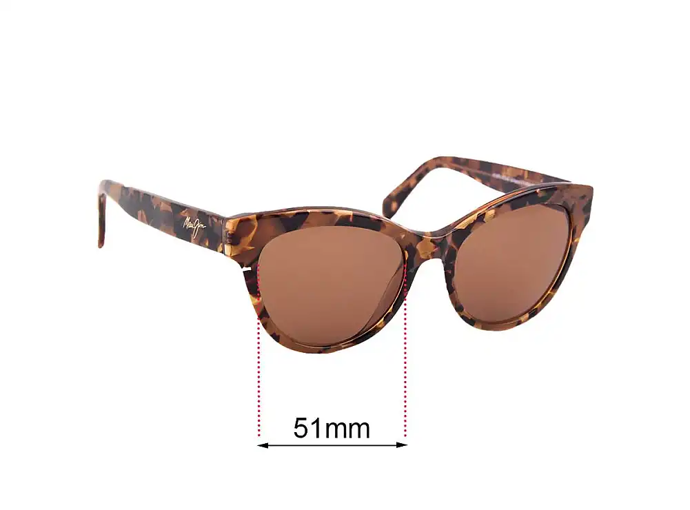 Maui Jim Kuuipo MJ799 Replacement Lenses 51mm Maui Jim Kuuipo MJ799 Replacement Lenses 51mm