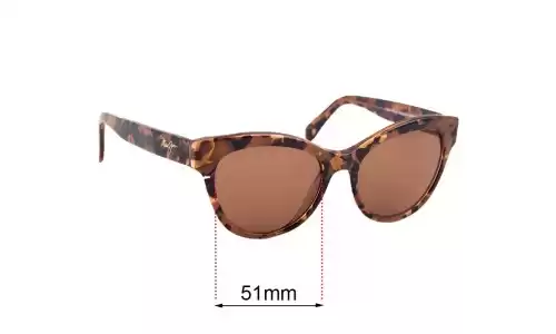 Maui Jim Kuuipo MJ799 Replacement Lenses 51mm Maui Jim Kuuipo MJ799 Replacement Sunglass Lenses - 51mm Wide