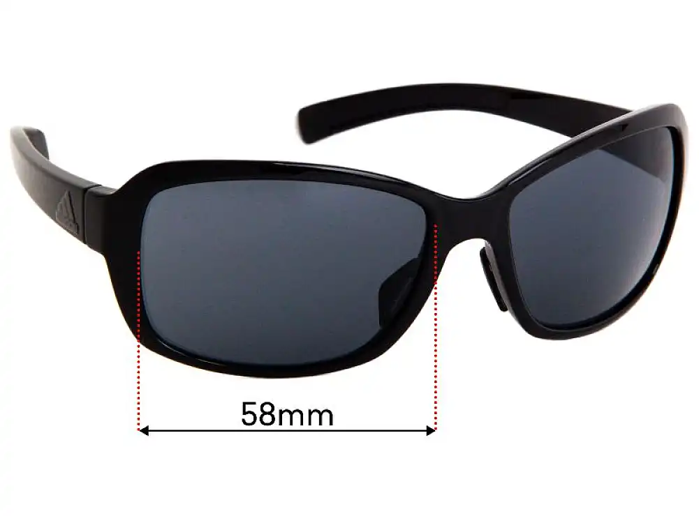 Sunglass Fix Ersatzgläser für Adidas AD21 Baboa - 58mm Wide Sunglass Fix Ersatzgläser für Adidas AD21 Baboa - 58mm Wide