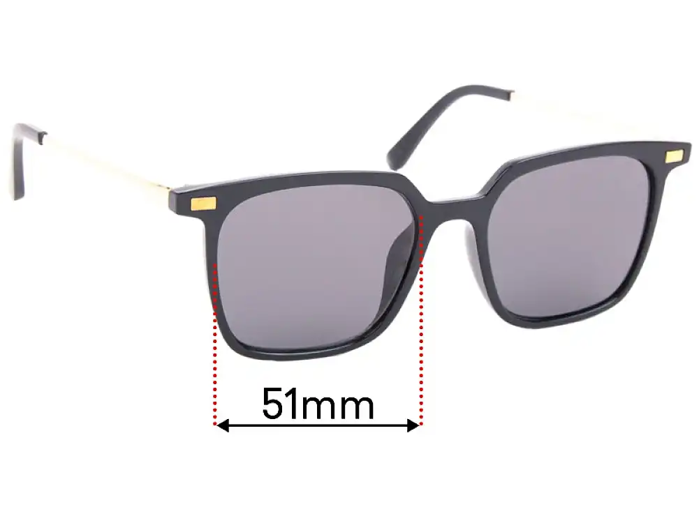 Sunglass Fix Ersatzgläser für A J Morgan 40165 - 51mm Wide Sunglass Fix Ersatzgläser für A J Morgan 40165 - 51mm Wide