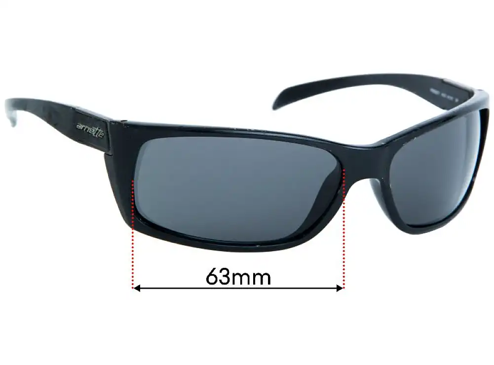 Sunglass Fix Ersatzgläser für Arnette Frenzy AN4101 - 63mm Wide Sunglass Fix Ersatzgläser für Arnette Frenzy AN4101 - 63mm Wide
