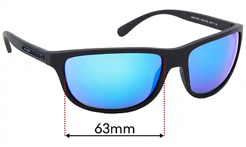 Sunglass Fix Ersatzgläser für Arnette Grip Tape AN4246 - 63mm Wide Sunglass Fix Ersatzgläser für Arnette Grip Tape AN4246 - 63mm Wide
