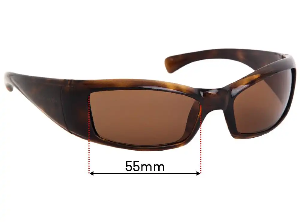 Sunglass Fix Ersatzgläser für Arnette Rage AN4025 - 55mm Wide Sunglass Fix Ersatzgläser für Arnette Rage AN4025 - 55mm Wide