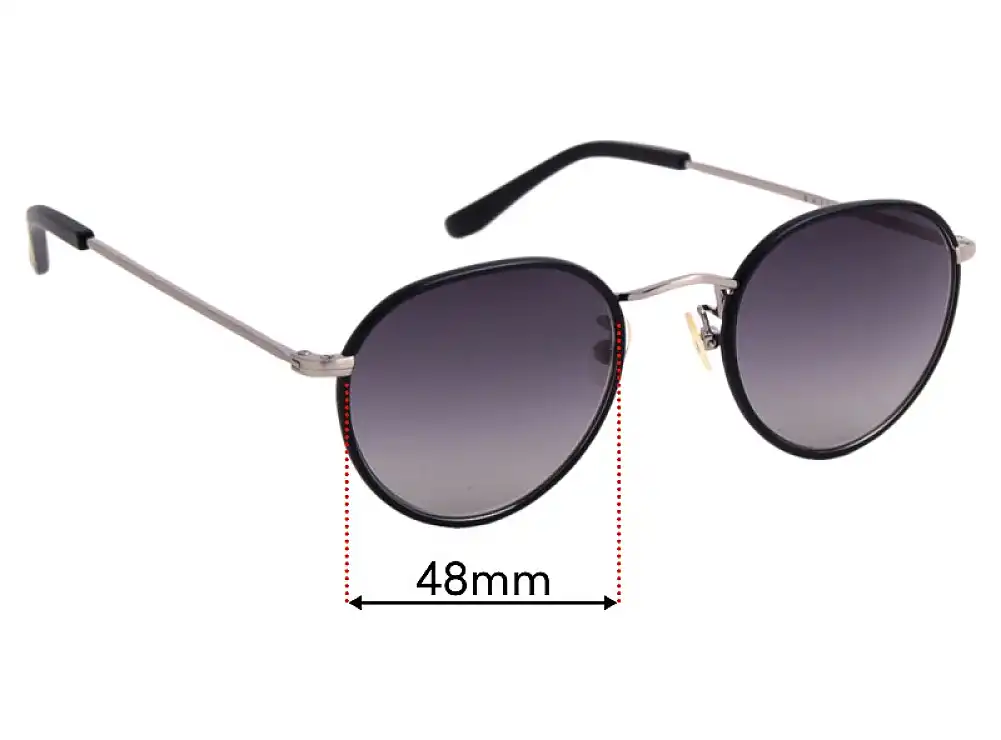 Sunglass Fix Ersatzgläser für Bailey Nelson Adler Windsor - 48mm Wide Sunglass Fix Ersatzgläser für Bailey Nelson Adler Windsor - 48mm Wide