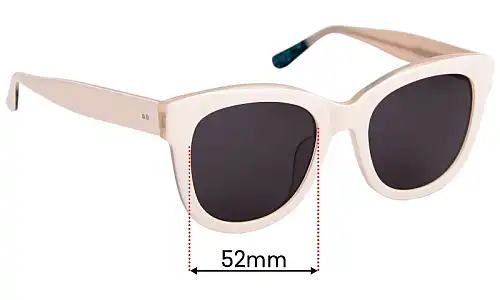 Sunglass Fix Ersatzgläser für Bailey Nelson Elizabeth 2 - 52mm Wide Sunglass Fix Ersatzgläser für Bailey Nelson Elizabeth 2 - 52mm Wide