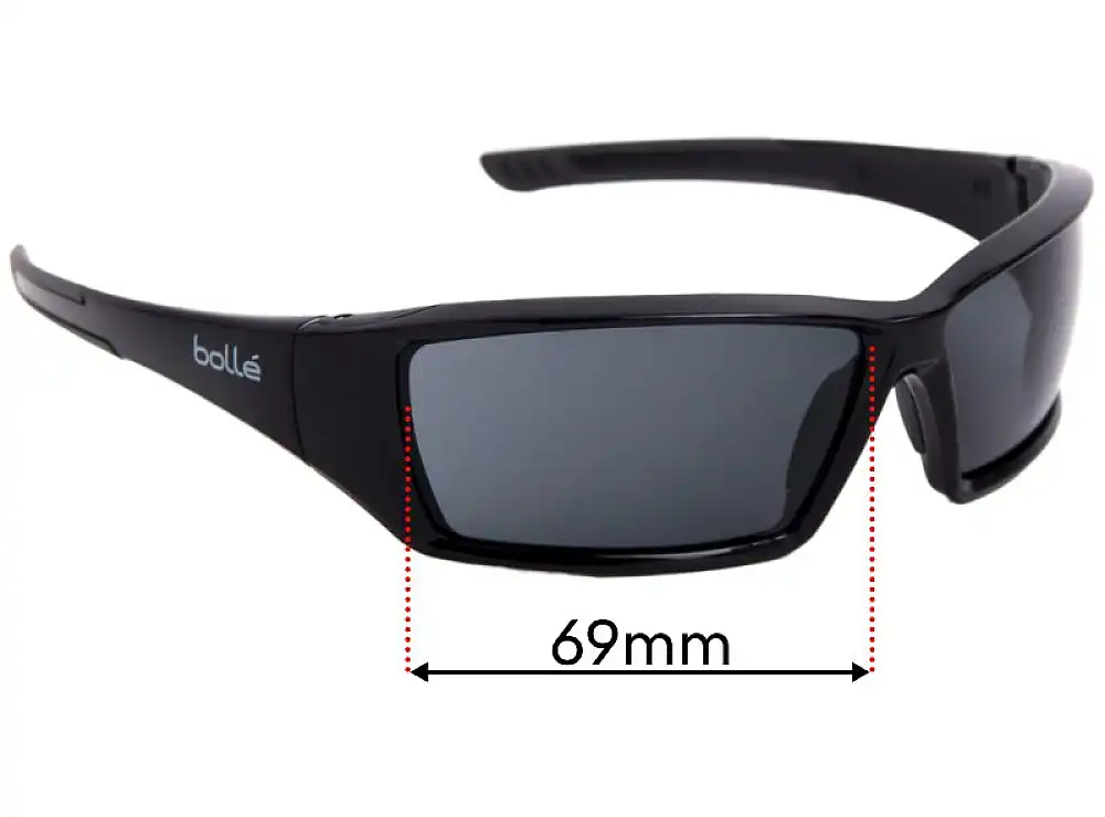 Sunglass Fix Ersatzgläser für Bolle Jet - 69mm Wide Sunglass Fix Ersatzgläser für Bolle Jet - 69mm Wide