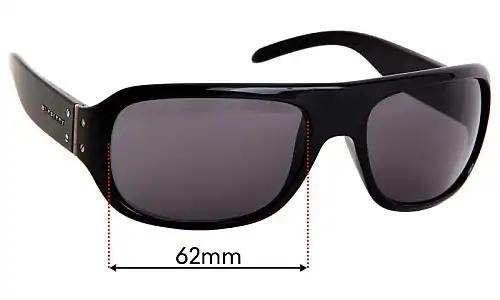Sunglass Fix Ersatzgläser für Burberry B 4031 - 62mm Wide Burberry B 4031 Ersatzlinsen 62mm wide