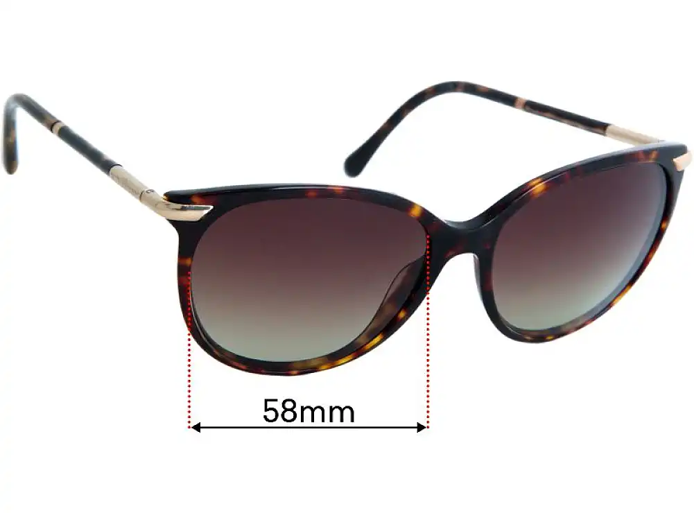 Sunglass Fix Ersatzgläser für Burberry B 4186 - 58mm Wide Sunglass Fix Ersatzgläser für Burberry B 4186 - 58mm Wide