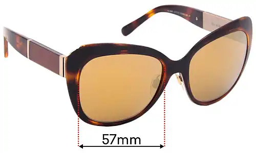Sunglass Fix Ersatzgläser für Burberry B 3088 - 57mm Wide Sunglass Fix Ersatzgläser für Burberry B 3088 - 57mm Wide
