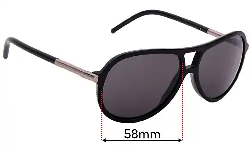 Sunglass Fix Ersatzgläser für Burberry B 4063 - 58mm Wide Sunglass Fix Ersatzgläser für Burberry B 4063 - 58mm Wide