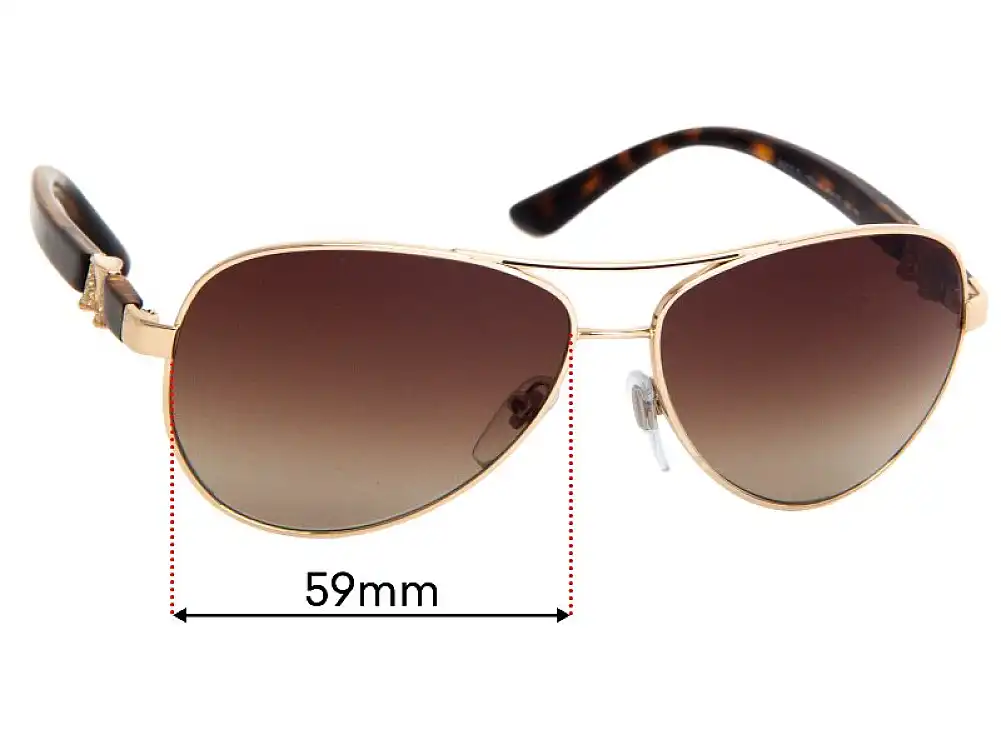 Sunglass Fix Ersatzgläser für Bvlgari 6080-B - 59mm Wide Sunglass Fix Ersatzgläser für Bvlgari 6080-B - 59mm Wide
