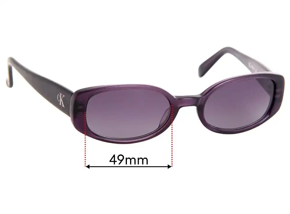 Sunglass Fix Ersatzgläser für Calvin Klein CK4022 - 49mm Wide Sunglass Fix Ersatzgläser für Calvin Klein CK4022 - 49mm Wide