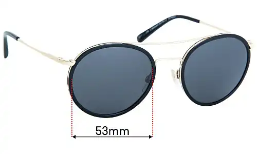Sunglass Fix Ersatzgläser für Carla Zampatti Sun Rx 13 - 53mm Wide Sunglass Fix Ersatzgläser für Carla Zampatti Sun Rx 13 - 53mm Wide