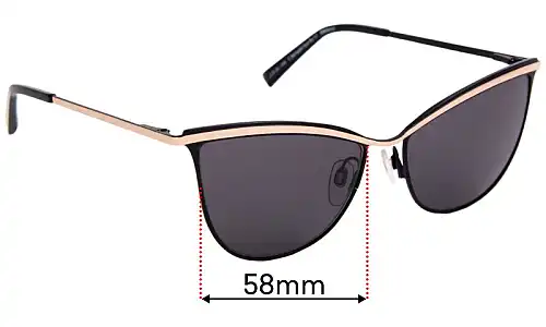 Sunglass Fix Ersatzgläser für Carla Zampatti Sun Rx 17 - 58mm Wide Sunglass Fix Ersatzgläser für Carla Zampatti Sun Rx 17 - 58mm Wide