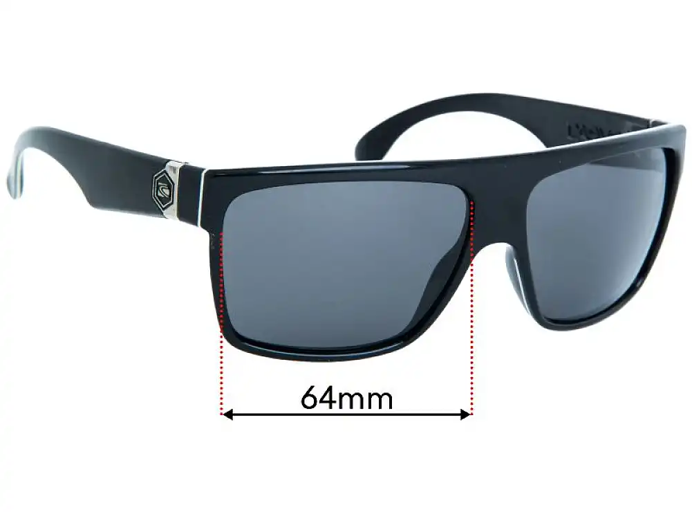 Sunglass Fix Ersatzgläser für Carve Onyx - 64mm Wide Sunglass Fix Ersatzgläser für Carve Onyx - 64mm Wide