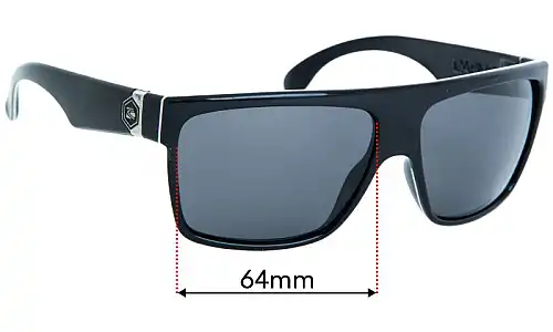 Sunglass Fix Ersatzgläser für Carve Onyx - 64mm Wide Sunglass Fix Ersatzgläser für Carve Onyx - 64mm Wide