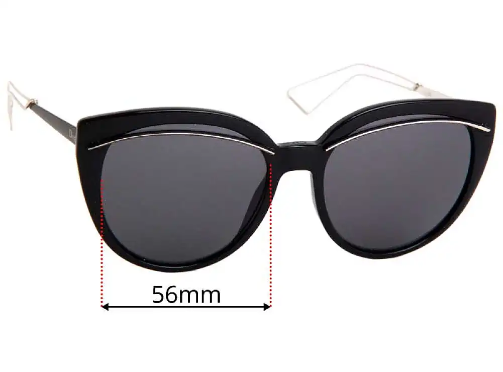 Sunglass Fix Ersatzgläser für Christian Dior Liner - 56mm Wide Sunglass Fix Ersatzgläser für Christian Dior Liner - 56mm Wide