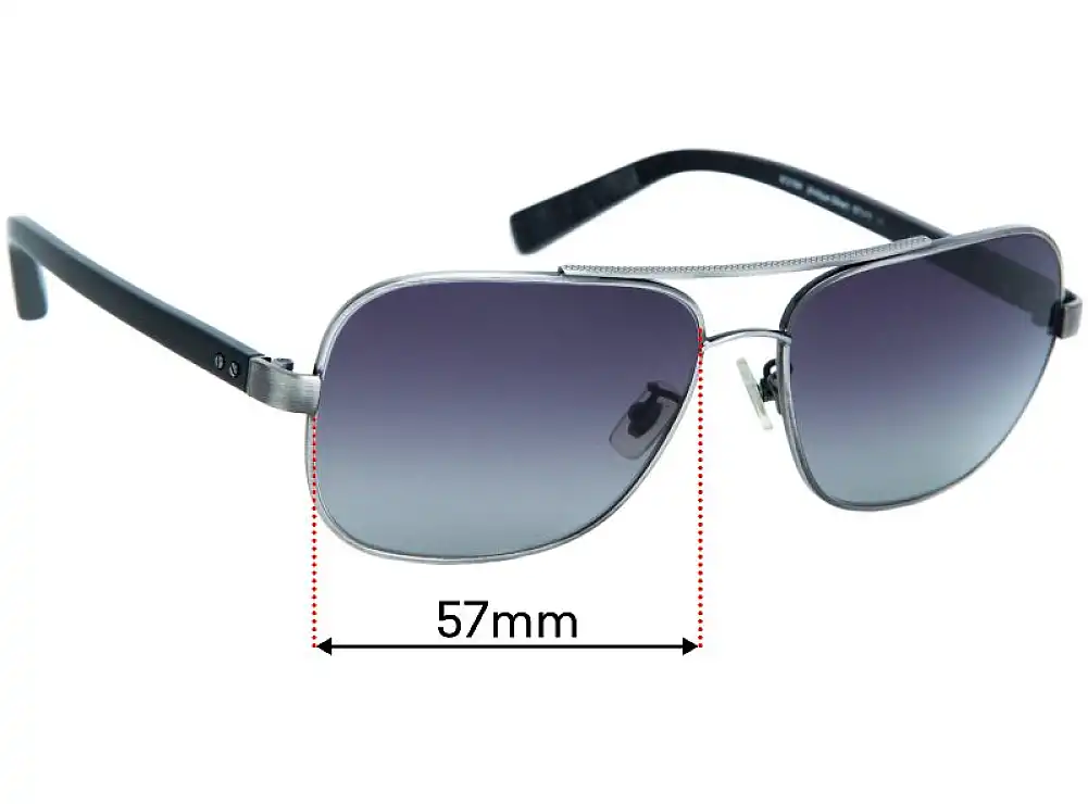 Sunglass Fix Ersatzgläser für Coach HC7022 Bleecker - 57mm Wide Sunglass Fix Ersatzgläser für Coach HC7022 Bleecker - 57mm Wide
