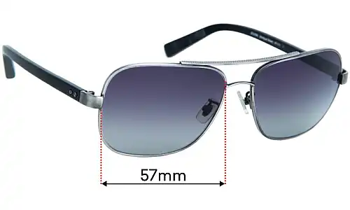 Sunglass Fix Ersatzgläser für Coach HC7022 Bleecker - 57mm Wide Sunglass Fix Ersatzgläser für Coach HC7022 Bleecker - 57mm Wide