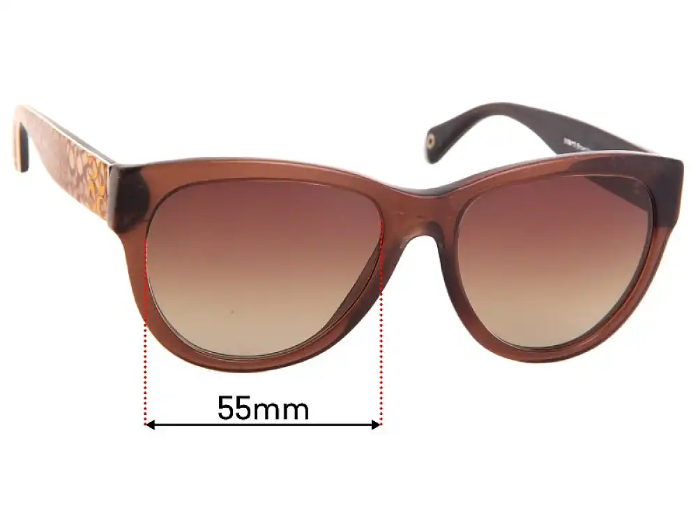 Sunglass Fix Ersatzgläser für Coach HC8045 Joelle - 55mm Wide Sunglass Fix Ersatzgläser für Coach HC8045 Joelle - 55mm Wide