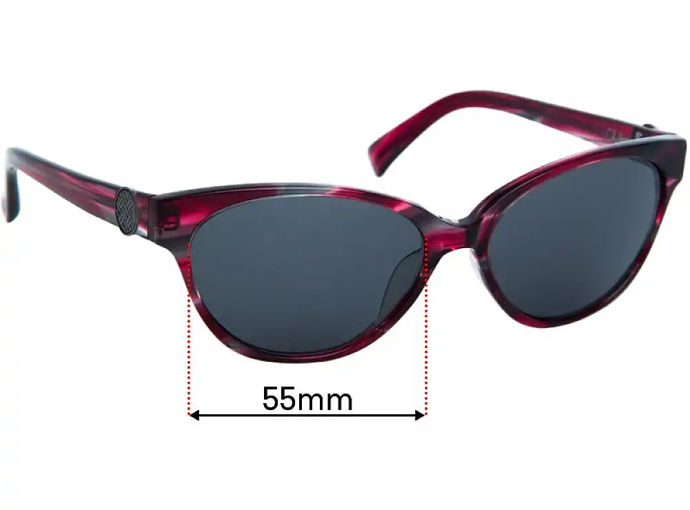 Sunglass Fix Ersatzgläser für Cole Haan C642 - 55mm Wide Sunglass Fix Ersatzgläser für Cole Haan C642 - 55mm Wide