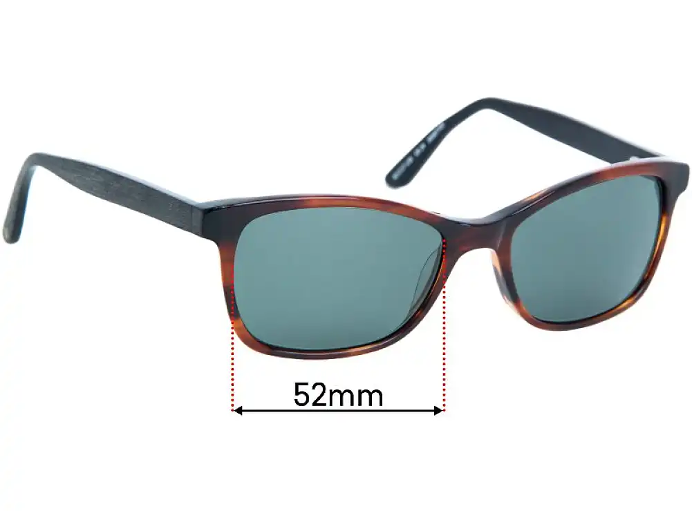 Sunglass Fix Ersatzgläser für Country Road CR 34 - 52mm Wide Sunglass Fix Ersatzgläser für Country Road CR 34 - 52mm Wide