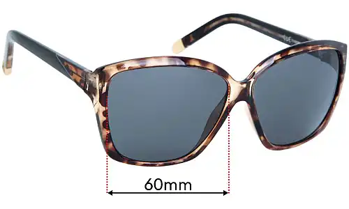 Sunglass Fix Ersatzgläser für Cue Jill - 60mm Wide Sunglass Fix Ersatzgläser für Cue Jill - 60mm Wide