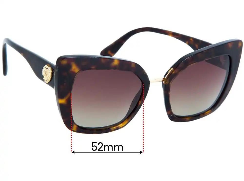 Sunglass Fix Ersatzgläser für Dolce & Gabbana DG4359 - 52mm Wide Sunglass Fix Ersatzgläser für Dolce & Gabbana DG4359 - 52mm Wide