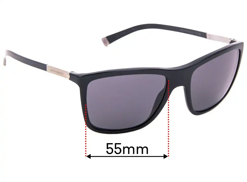 Sunglass Fix Ersatzgläser für Dolce & Gabbana DG4210 Basalto Collection - 55mm Wide Sunglass Fix Ersatzgläser für Dolce & Gabbana DG4210 Basalto Collection - 55mm Wide