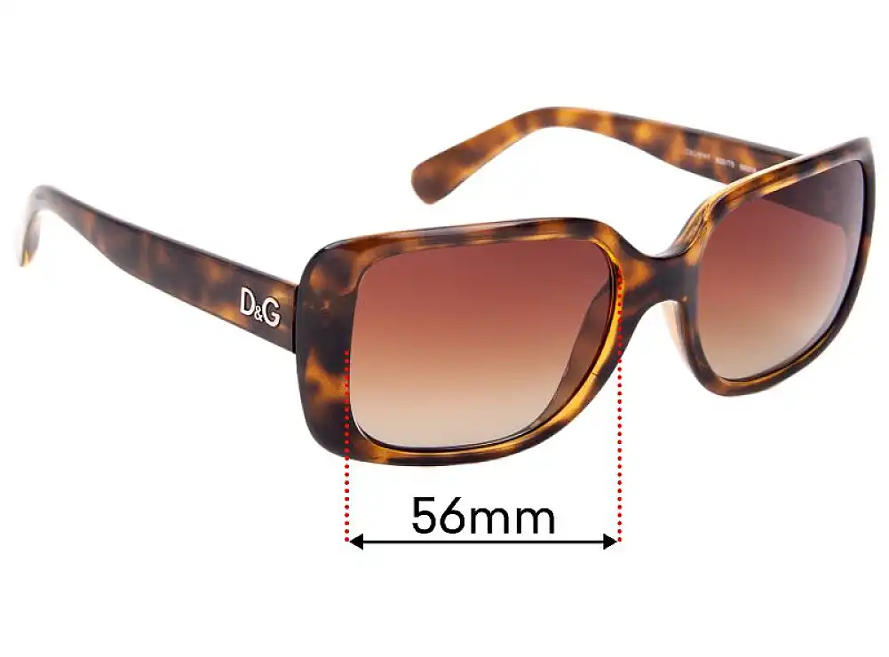 Sunglass Fix Ersatzgläser für Dolce & Gabbana DG8067 - 56mm Wide Sunglass Fix Ersatzgläser für Dolce & Gabbana DG8067 - 56mm Wide