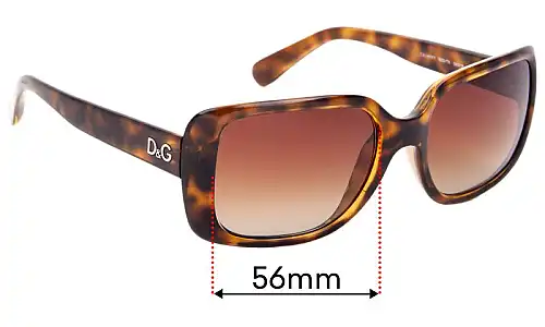 Sunglass Fix Ersatzgläser für Dolce & Gabbana DG8067 - 56mm Wide Sunglass Fix Ersatzgläser für Dolce & Gabbana DG8067 - 56mm Wide