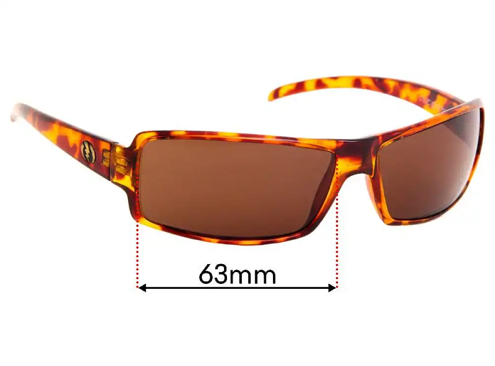 Sunglass Fix Ersatzgläser für Electric ED/DC - 63mm Wide Sunglass Fix Ersatzgläser für Electric ED/DC - 63mm Wide