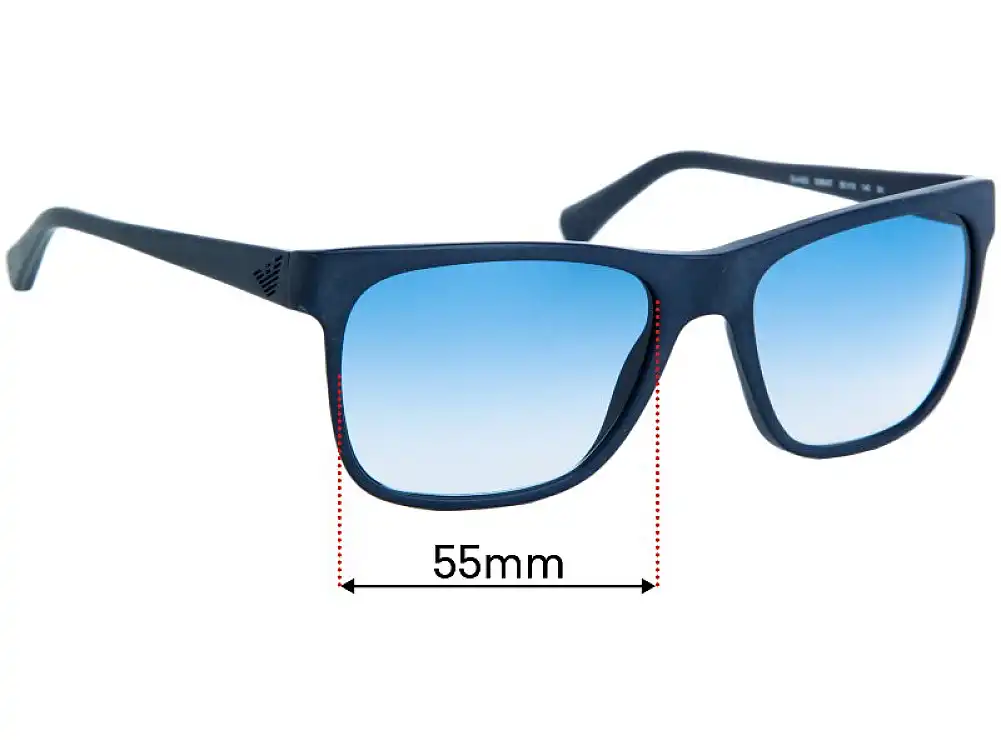 Sunglass Fix Ersatzgläser für Emporio Armani EA4002 - 55mm Wide Sunglass Fix Ersatzgläser für Emporio Armani EA4002 - 55mm Wide