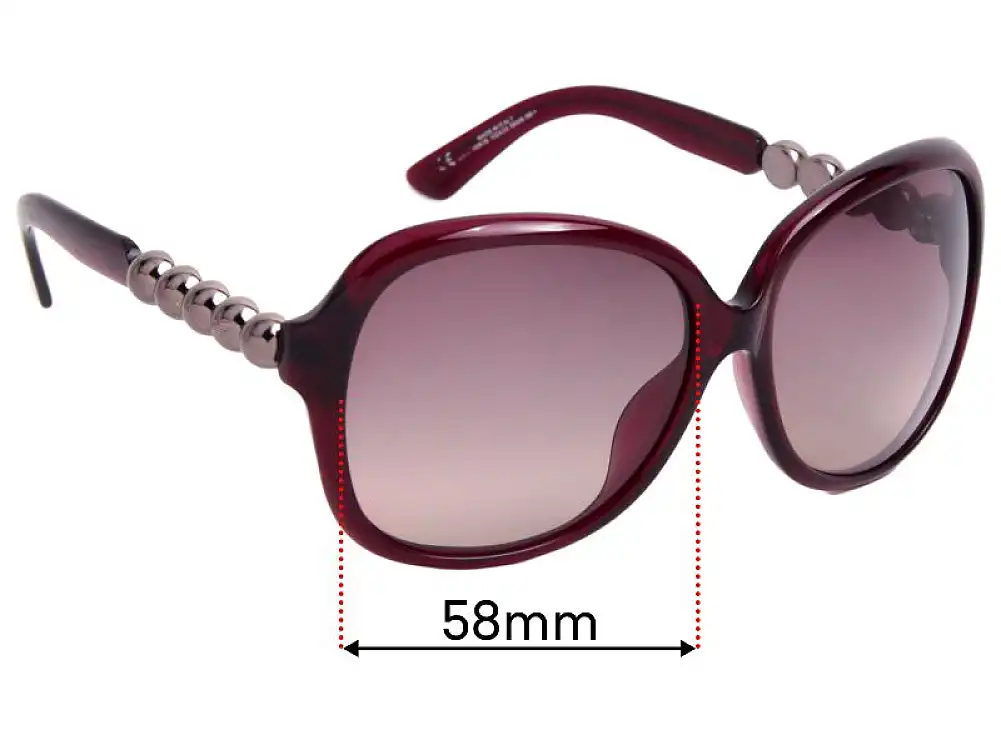 Sunglass Fix Ersatzgläser für Emporio Armani EA9548/K/S - 58mm Wide Sunglass Fix Ersatzgläser für Emporio Armani EA9548/K/S - 58mm Wide