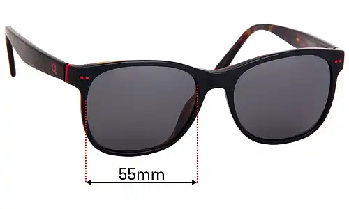 Sunglass Fix Ersatzgläser für Etnia Barcelona Leblon - 55mm Wide Sunglass Fix Ersatzgläser für Etnia Barcelona Leblon - 55mm Wide