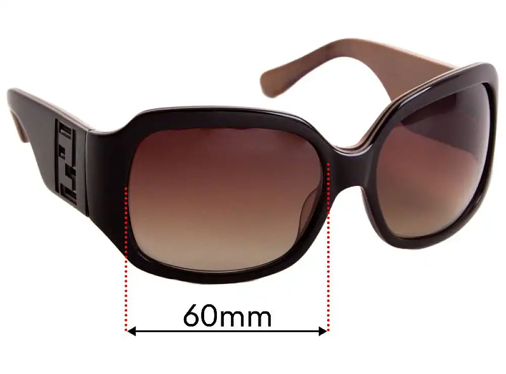 Sunglass Fix Ersatzgläser für Fendi FS 5033 - 60mm Wide Sunglass Fix Ersatzgläser für Fendi FS 5033 - 60mm Wide