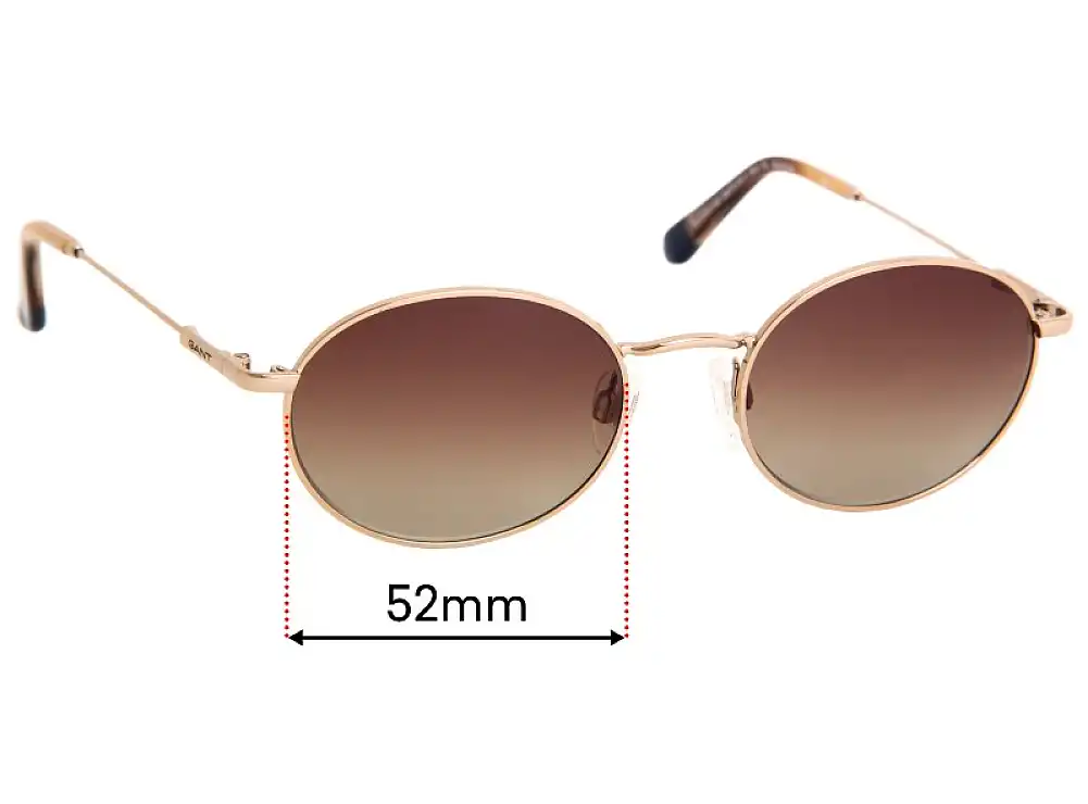 Sunglass Fix Ersatzgläser für Gant GA7114-1 Sun Rx - 52mm Wide Sunglass Fix Ersatzgläser für Gant GA7114-1 Sun Rx - 52mm Wide