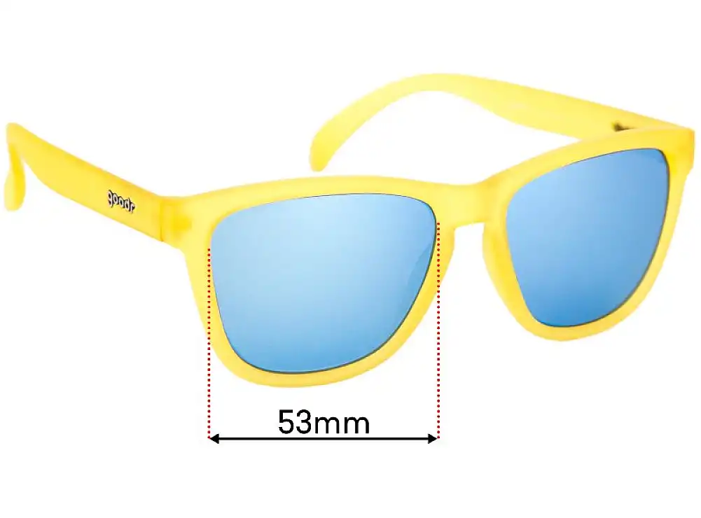Sunglass Fix Ersatzgläser für Goodr Swedish Meatball Hangover - 53mm Wide Sunglass Fix Ersatzgläser für Goodr Swedish Meatball Hangover - 53mm Wide