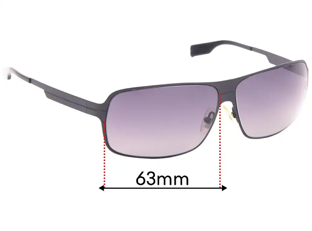 Sunglass Fix Ersatzgläser für Hugo Boss 0288/F/S - 63mm Wide Sunglass Fix Ersatzgläser für Hugo Boss 0288/F/S - 63mm Wide